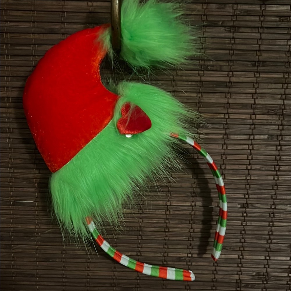 NWOT Festivo Green and Red Elf Headband